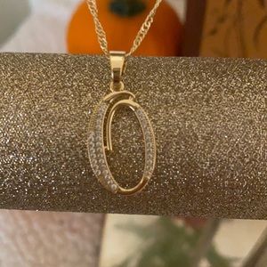 Letter O necklace